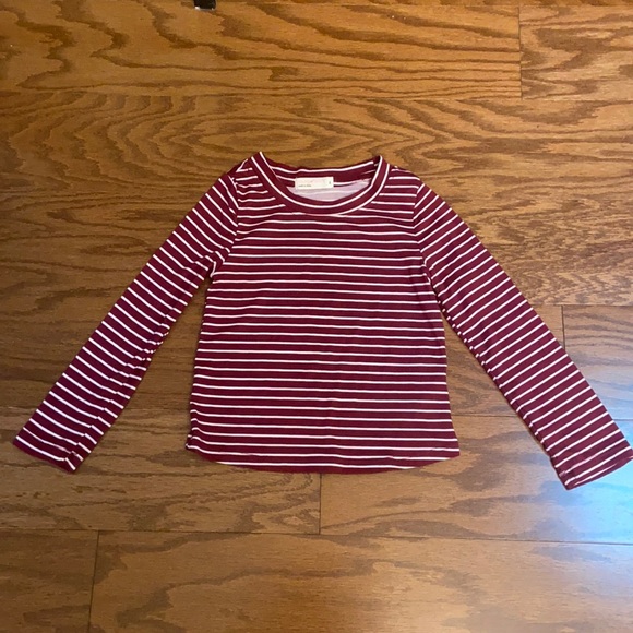 🧡 girl’s long sleeve striped t-shirt - Picture 1 of 6